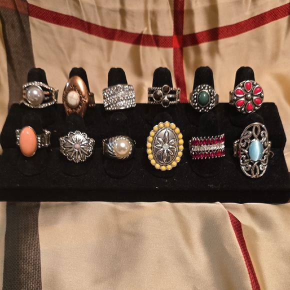 Paparazzi Assorted Colorful Rings Collection 2 For $10 - Picture 4 of 5